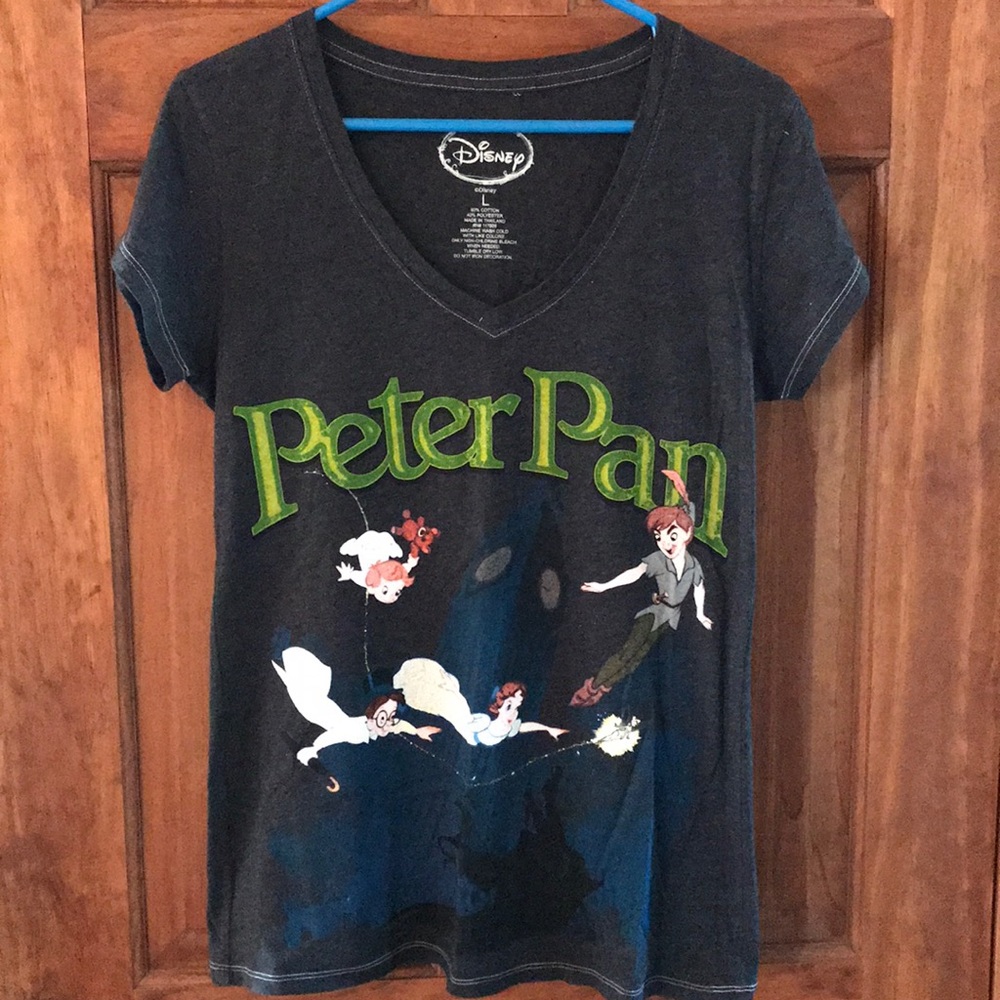Peter Pan Disney Shirt Large Jr’s